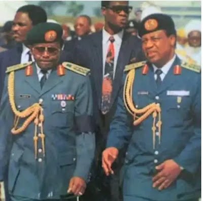 Throwback Photos of General Babangida With Sani Abacha During Military Rule
