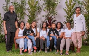 Tony Elumelu, Awele Vivian Elumelu and seven children