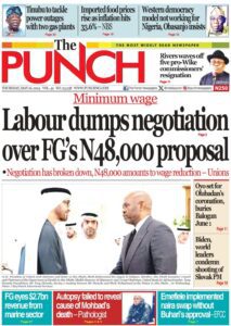 The punch newspapers