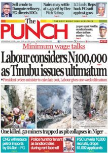 Punch newspapers