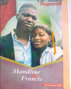 Throwback picture of Francis Nwifuru and wife