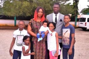 Francis Nwifuru, wife and five children