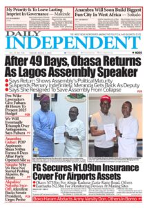 Daily Independent Newspaper Headlines in Nigeria Today, 4th March, 2025