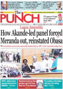 Punch Newspaper Headlines in Nigeria Today, 4th March, 2025