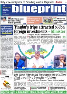 Blueprint Newspaper Headlines in Nigeria Today, 5th March, 2025