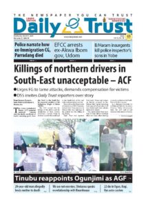 Daily Trust Newspaper Headlines in Nigeria Today, 5th March, 2025